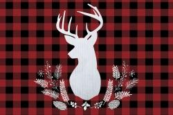 Deer plaid