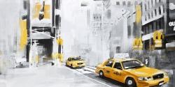 New york city with taxis