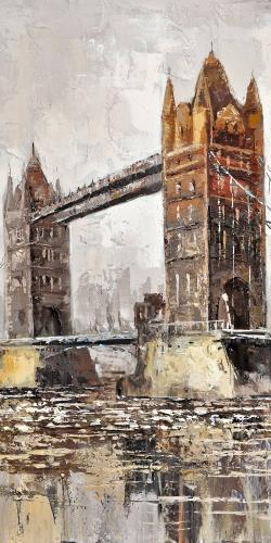 Le tower bridge par un jour gris