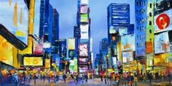 Paysage urbain dans times square