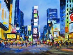 Paysage urbain dans times square