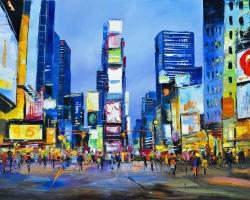 Paysage urbain dans times square