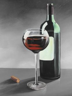 Bottle of burgundy