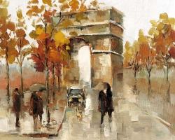 Arc de triomphe en automne