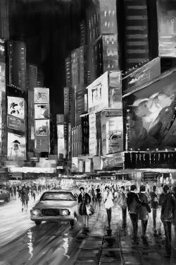 Times square monochrome