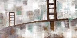 Golden gate abstrait