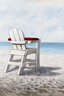 Chaise de plage blanche