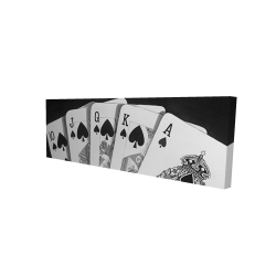 Jeu de cartes noir et blanc