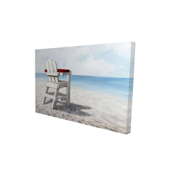 Chaise de plage blanche