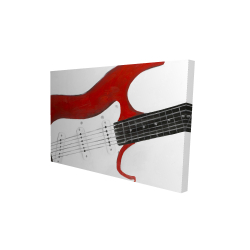 Guitare rock rouge