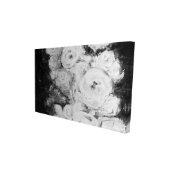 Jardin de roses monochrome