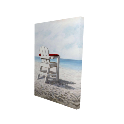 Chaise de plage blanche