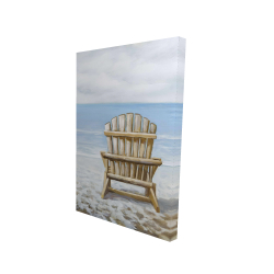 Chaise de plage en bois