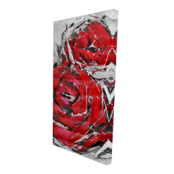 Abstract red roses