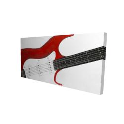 Guitare rock rouge