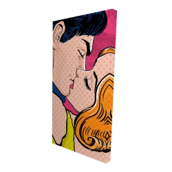 Pop art style couple