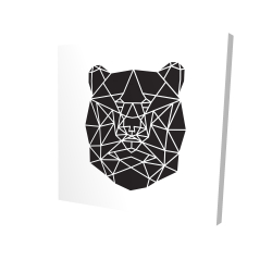 Geometric bear head