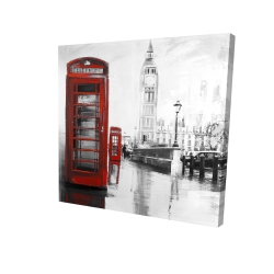 Cabine téléphonique rouge et le big ben