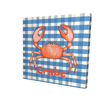 Crab on table