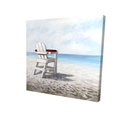 Chaise de plage blanche