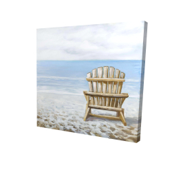 Chaise de plage en bois