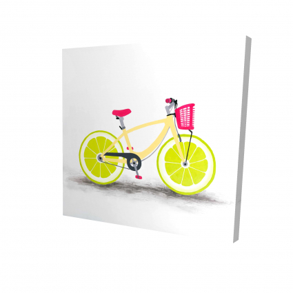 Bicyclette avec roues de lime