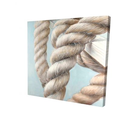 Boat rope knot closeup