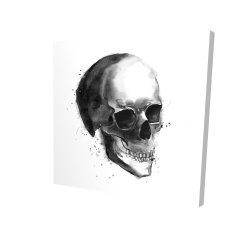 Black and white skull