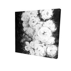 Jardin de roses monochrome