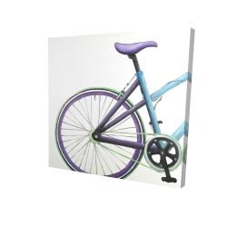 Blue and purple bike