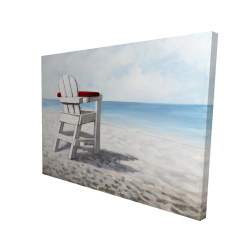 Chaise de plage blanche