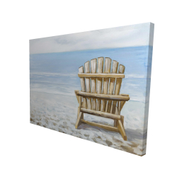 Chaise de plage en bois