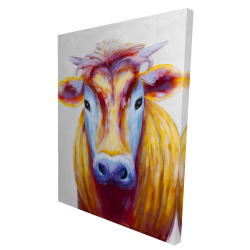 Colorful country cow