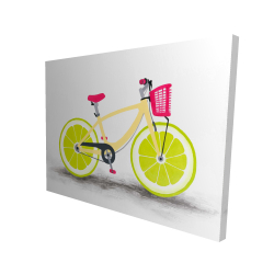 Bicyclette avec roues de lime