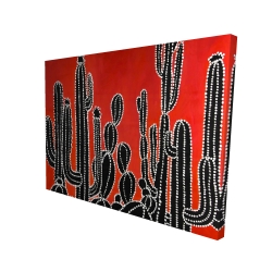 Black tall cactus