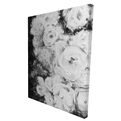 Jardin de roses monochrome