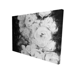 Jardin de roses monochrome