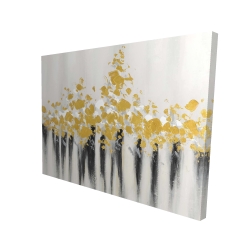 Abstract gold flowers 