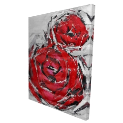 Abstract red roses