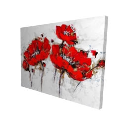 Abstract poppy flowers