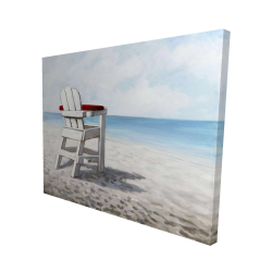 Chaise de plage blanche