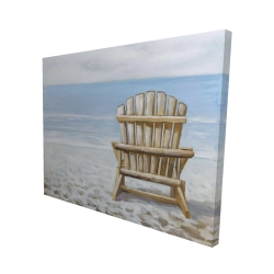 Chaise de plage en bois