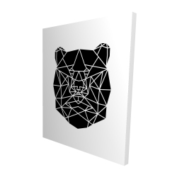 Geometric bear head