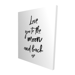 Love you to the moon and back