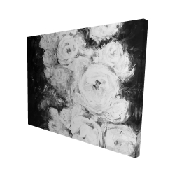 Jardin de roses monochrome