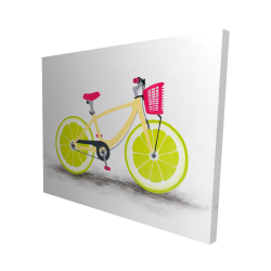 Bicyclette avec roues de lime