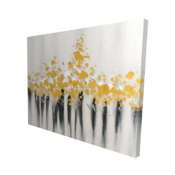 Abstract gold flowers 