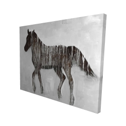 Gambading abstract horse