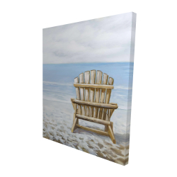 Chaise de plage en bois