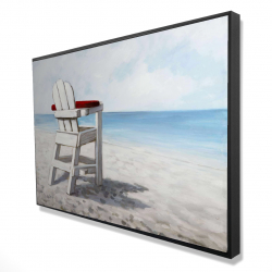 Chaise de plage blanche